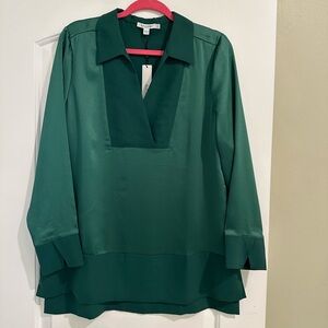 NWT Chico's Deep Green Tunic